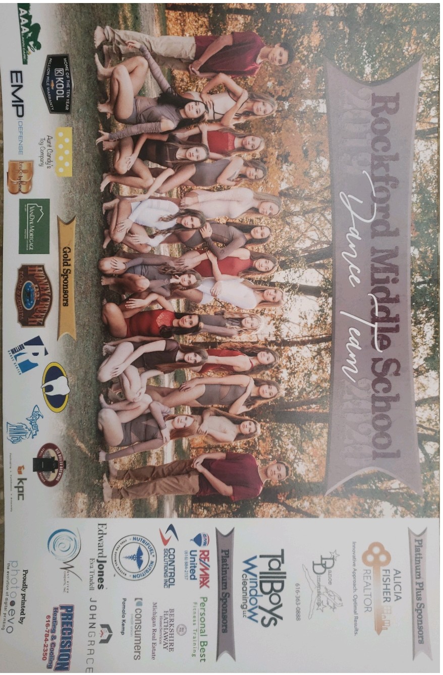 Rockford Middle School Dance Team