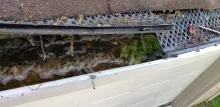 Residential gutter cleaning